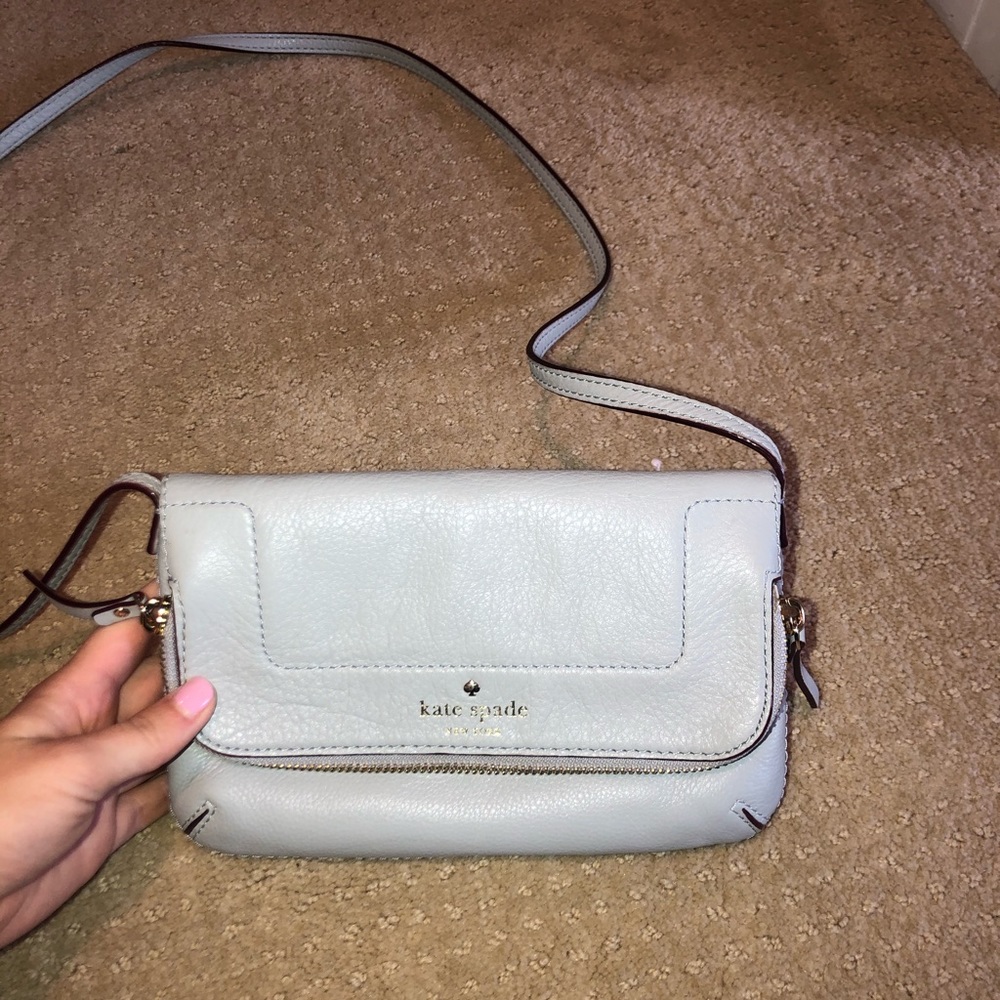 Kate Spade Light Blue Crossbody Purse